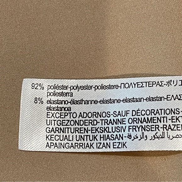 ZARA Faux Suede Open Front Fringe Jacket Shacket Women Small Southwestern Aztec - Picture 4 of 15